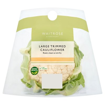 Waitrose Large Trimmed Cauliflower