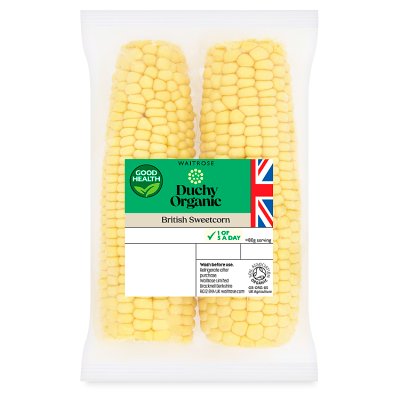 Waitrose Duchy Organic sweetcorn
