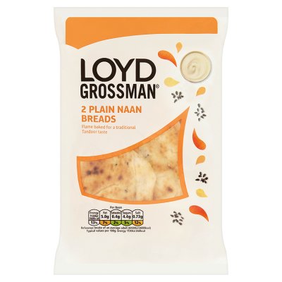 Loyd Grossman plain naan
