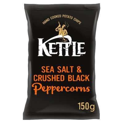 Kettle Chips Sea Salt with Black Peppercorns