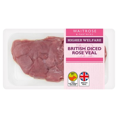 Waitrose British Diced Rose Veal