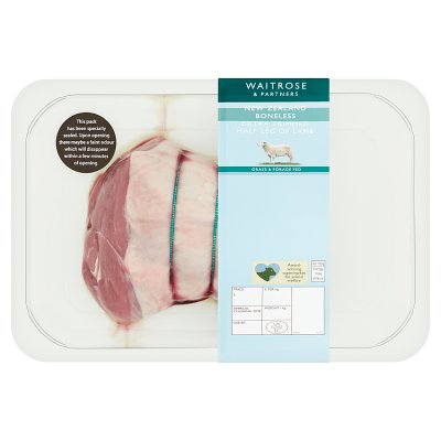Waitrose New Zealand half leg of lamb