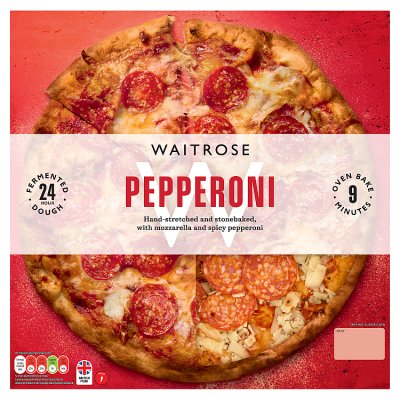 Waitrose Stonebaked Pepperoni Pizza