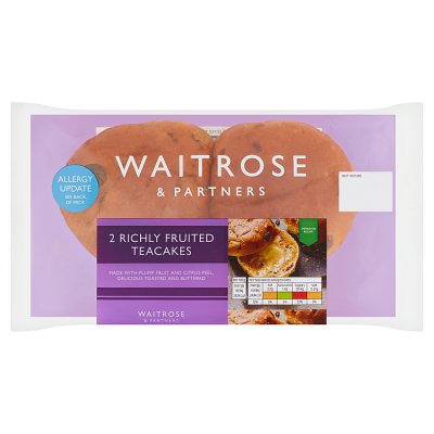Waitrose Richly Fruited Teacakes