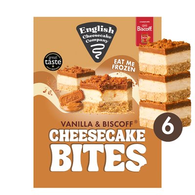 English Cheesecake Co. Frozen Biscoff Cheesecake Bites
