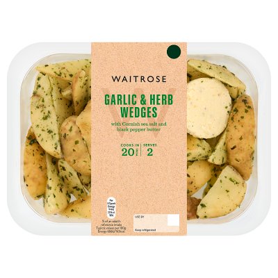 Easy To Cook Garlic & Herb Wedges (Serves 2)