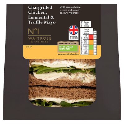 Waitrose No1 Chicken Truf & Swiss SWich