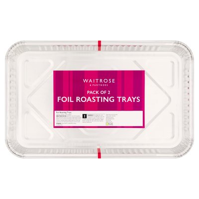 Waitrose 2 Foil Roasting Trays