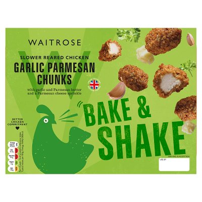 Waitrose Slow Reared Chicken Garlic Parmesan Chunks