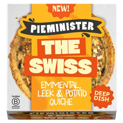Pieminister The Swiss Emmental & Leek Quiche