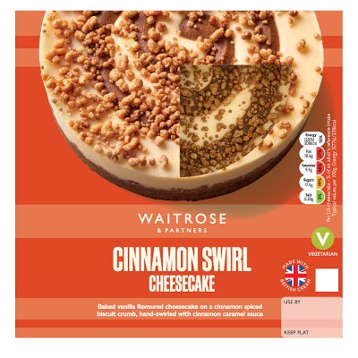 Waitrose Cinnamon Swirl Cheesecake