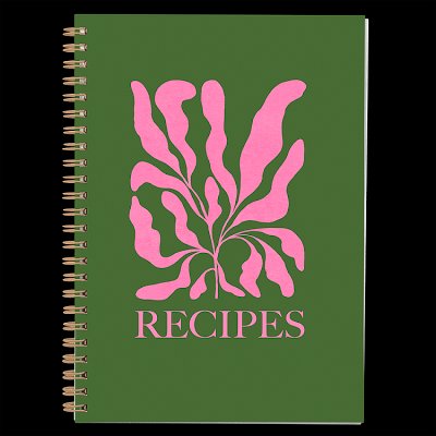 A5 Bright Botanical Recipe Journal