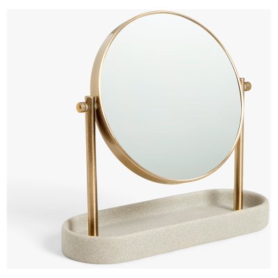 Drift Natural Pedestal Mirror
