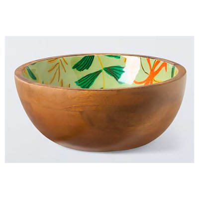FSC Mango Wood Leaf 18cm Bowl