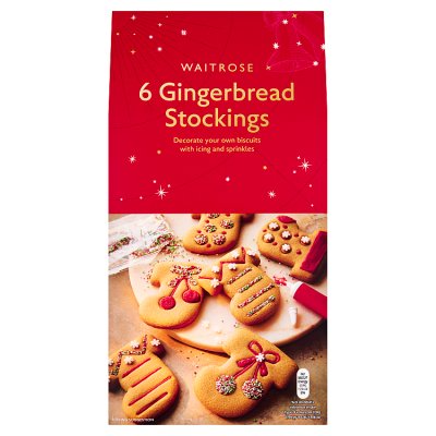 Waitrose Festive Gingerbread Stockings Kit