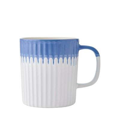 Mikasa Stoneware Mug, Blue Textured, 410ml