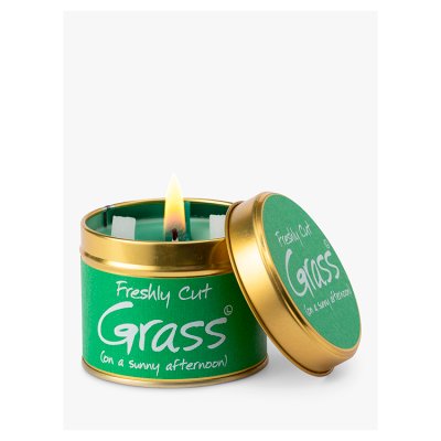 Lily-Flame Green Grass Candle Tin