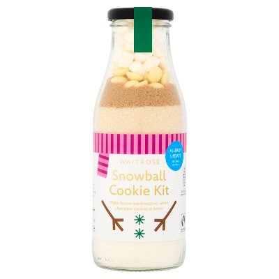 Waitrose Snowball Cookie Baking Bottle Kit