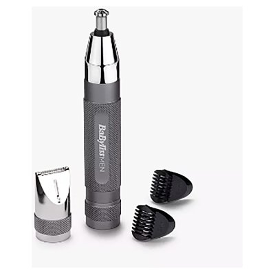 BaByliss Super-X Metal Series Nose, Ear & Eyebrow Trimmer, Grey