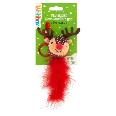 Webbox Reindeer Bungee Cat Toy