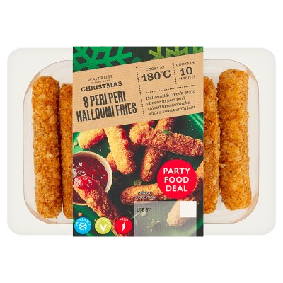 Waitrose 8 Peri Peri Halloumi Fries with Sweet Chilli Jam