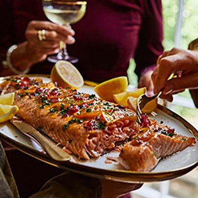 Waitrose ENT Salmon Fillet with Orange &