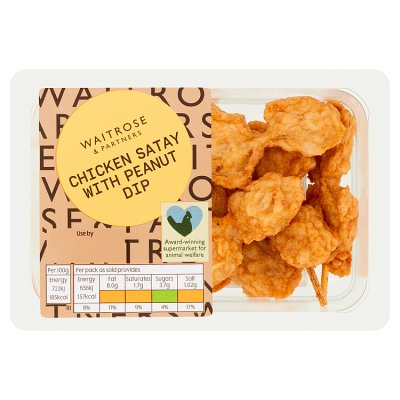 Waitrose Chicken Satay with Peanut Dip
