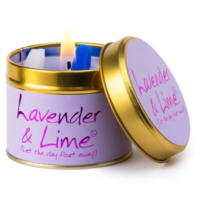 Lily-Flame Lavender & Lime Candle Tin