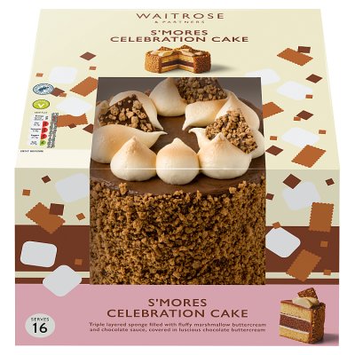 Waitrose S'mores Celebration Cake