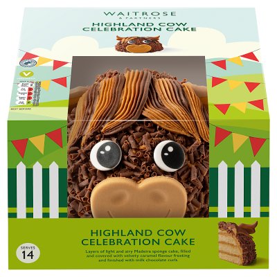 Waitrose Highland Cow Cake