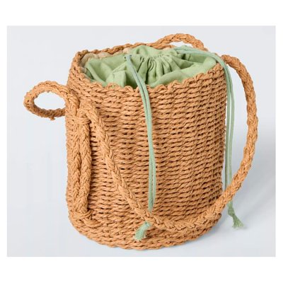 Classic Palm House Wicker Cooler Bag