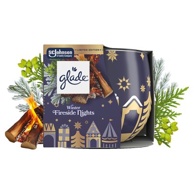 Glade Winter Fireside Candle