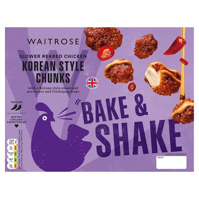 Waitrose Slower Reared Chicken Korean Style Chunks
