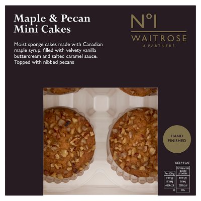 Waitrose Maple & Pecan Mini Cakes