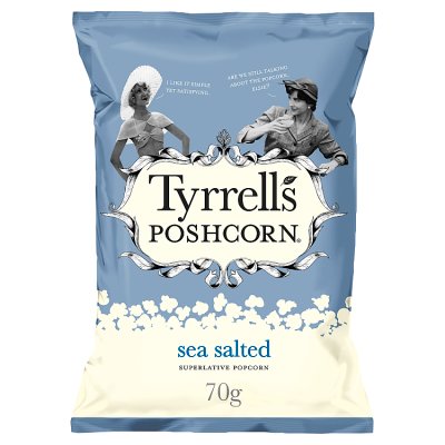 Tyrrells Poshcorn Sea Salted
