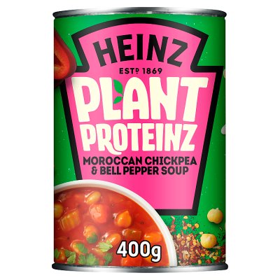 Heinz Plant Protein Moroccan Chickpea & Bell Pepper Soup