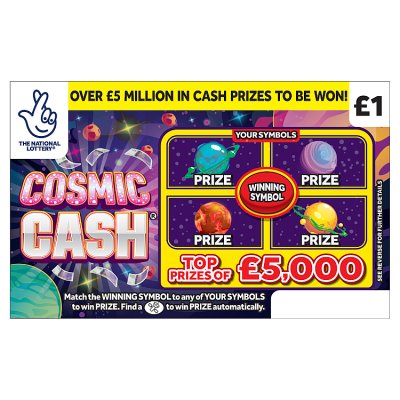 Cosmic Cash Scratchcard