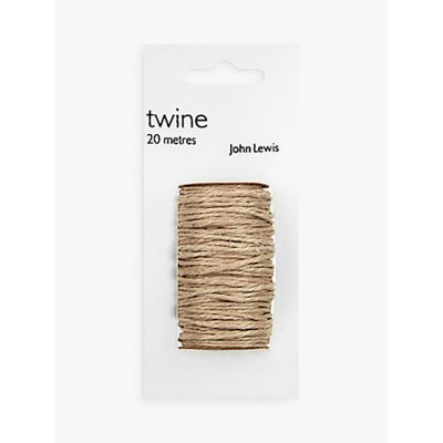 John Lewis Brown Parcel Twine 20m