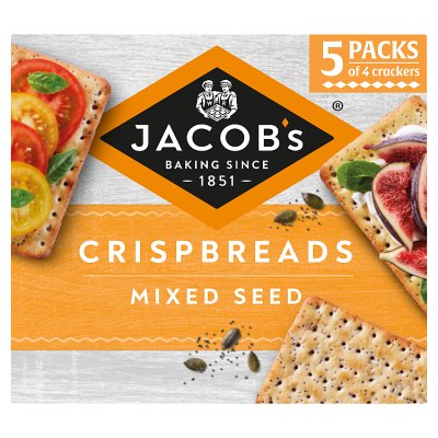 Jacob's Crispbreads Mixed seed Crackers 5 Pack