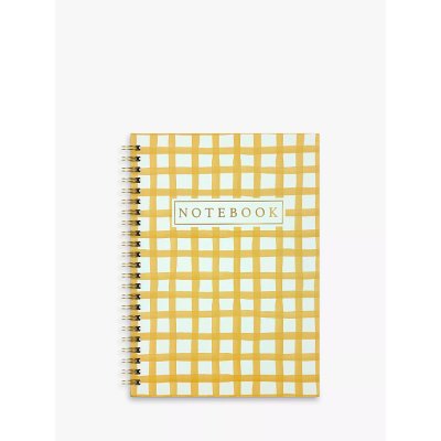 A5 Check Notebook, Yellow