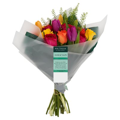 Waitrose Rose and Tulip Bouquet