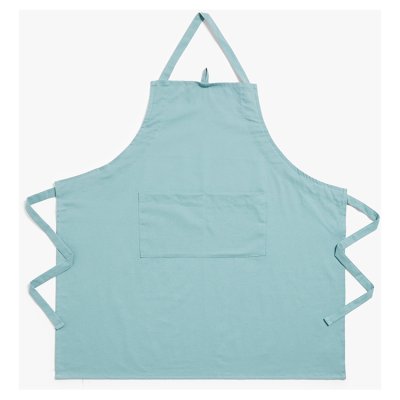 John Lewis ANYDAY Kitchen Apron, Soft Teal