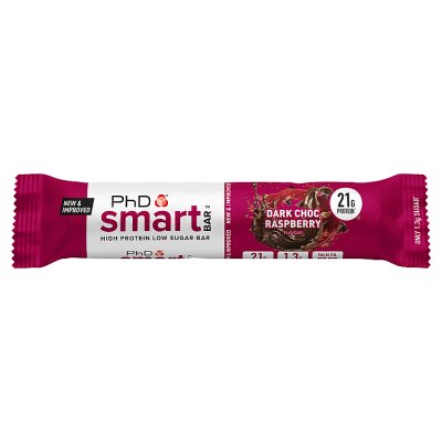 PhD Smart Bar Dark Choc Raspberry