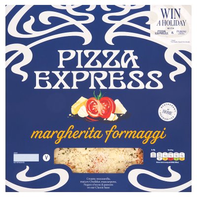 Pizza Express Restaurant Favourite Margherita Formaggi Pizza