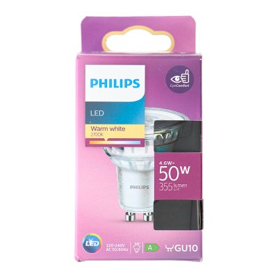 Philips LED White GU10 4.6w