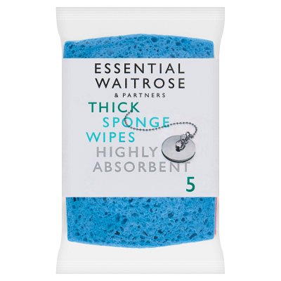 Essential Thick Sponge Wipes