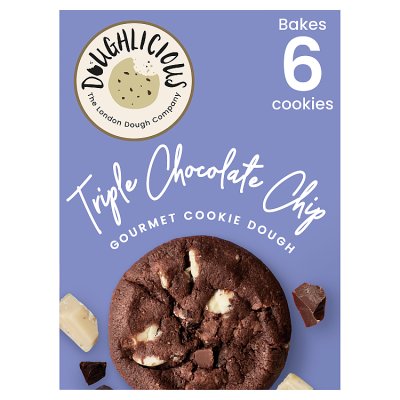 Doughlicious Triple Chocolate Chip Gourmet Cookie Dough