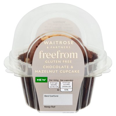 Waitrose GF Choc & Hazelnut Cupcake