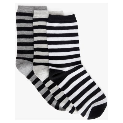 Stripes Neutrals 3PK