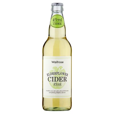 Waitrose Elderflower Cider